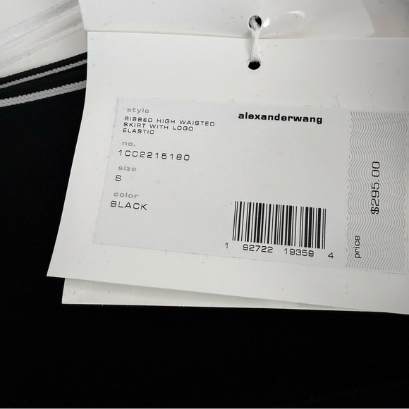 Alexander Wang Black High-Waist Mini Skirt - Picture 10 of 10